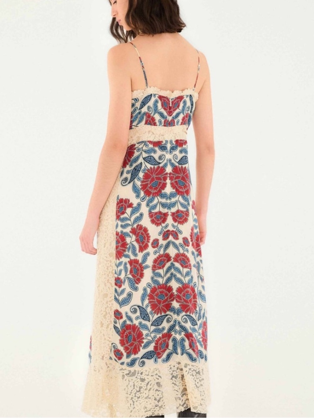 Farm Rio Sand Francesca Midi Dress - Picture 7 of 8